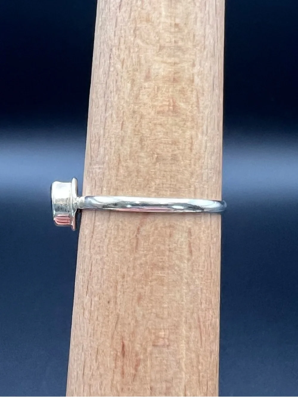 Sterling Silver Blue Moonstone Ring - Picture 3 of 5